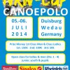 Plakat Kanu Polo NRW Cup 2014 4